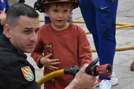 La Unidad Militar de Emergencias (UME) muestra sus medios y vehículos en Soria