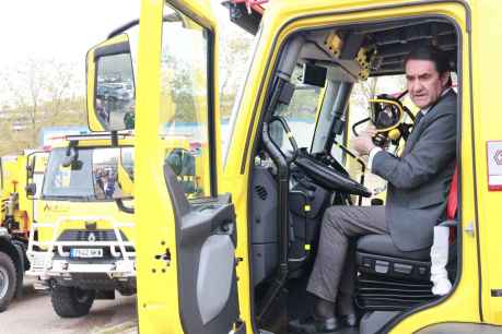 La Junta suma 12 nuevos camiones autobombas, dos en Soria, a operativo INFOCAL