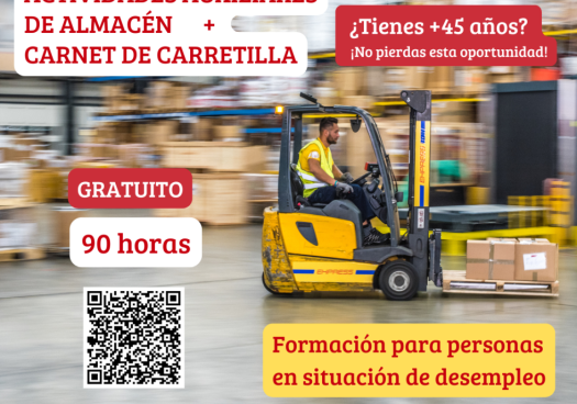 La Cámara pone en marcha nuevo curso para obtener el carné de carretilla 
