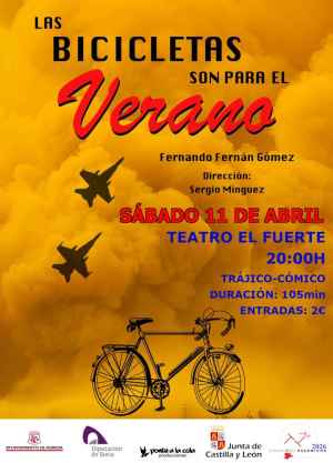 "Las bicicletas son para el verano", teatro en Ágreda