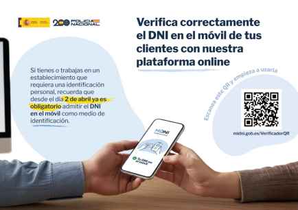 La aplicación MiDNI permite a ciudadanos identificarse con garantía de Policía Nacional