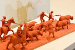 Catorce piezas de bronce compondrán monumento a La Saca, en el Espolón de Soria