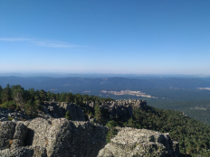 Incendio en el monte de Covaleda, en el barranco de Abantos