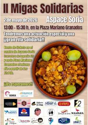 Soria acoge la 2ª edición de las Migas Solidarias a favor de ASPACE Soria