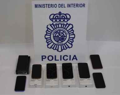 Detenido repartidor de paquetería y cómplice por sustraer teléfonos móviles y revenderlos a precio inferior