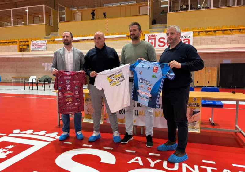 Los clubes de voleibol de Soria se unen en iniciativa solidaria contra cáncer infantil