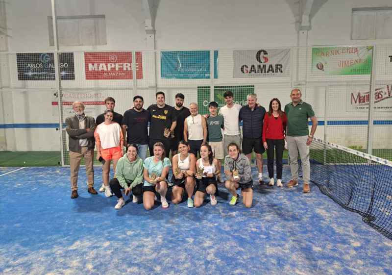 Almazán decide ganadores de Campeonato Interpueblos de pádel 
