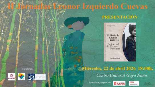 Carolina Riera presenta en Soria "El diario de Leonor"