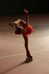 La patinadora Clara Álvaro Andrés, desde Soria a la Copa del Mundo