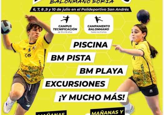 El Balonmano Soria lanza IV Campus de Verano con nuevas opciones