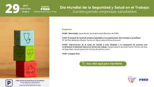 FOES fomenta empresas saludables en Día Mundial de la Seguridad y Salud en el Trabajo