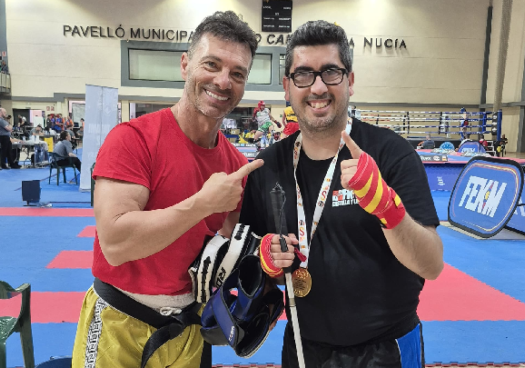 Enrique Flores, del Kickboxing Soria, campeón de España de Kickboxing Adaptado
