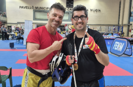 Enrique Flores, del Kickboxing Soria, campeón de España de Kickboxing Adaptado