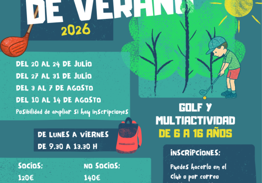 Inscripciones abiertas para Campamentos de Verano de Golf Soria
