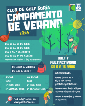 Inscripciones abiertas para Campamentos de Verano de Golf Soria