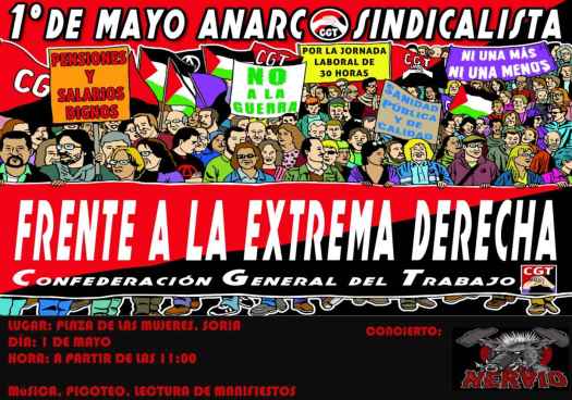CGT reivindica mejores prestaciones para trabajadores en el 1º de Mayo
