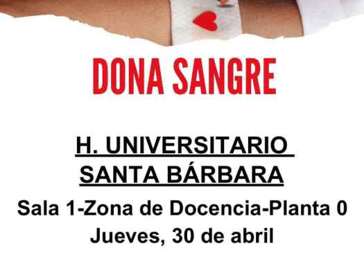 Jornada de donación de sangre en el Hospital Universitario Santa Bárbara