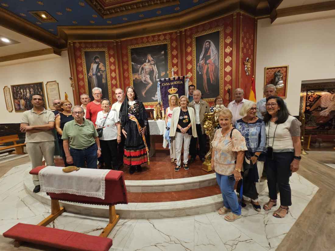 La Casa de Soria en Valencia realiza ofrenda a San Saturio