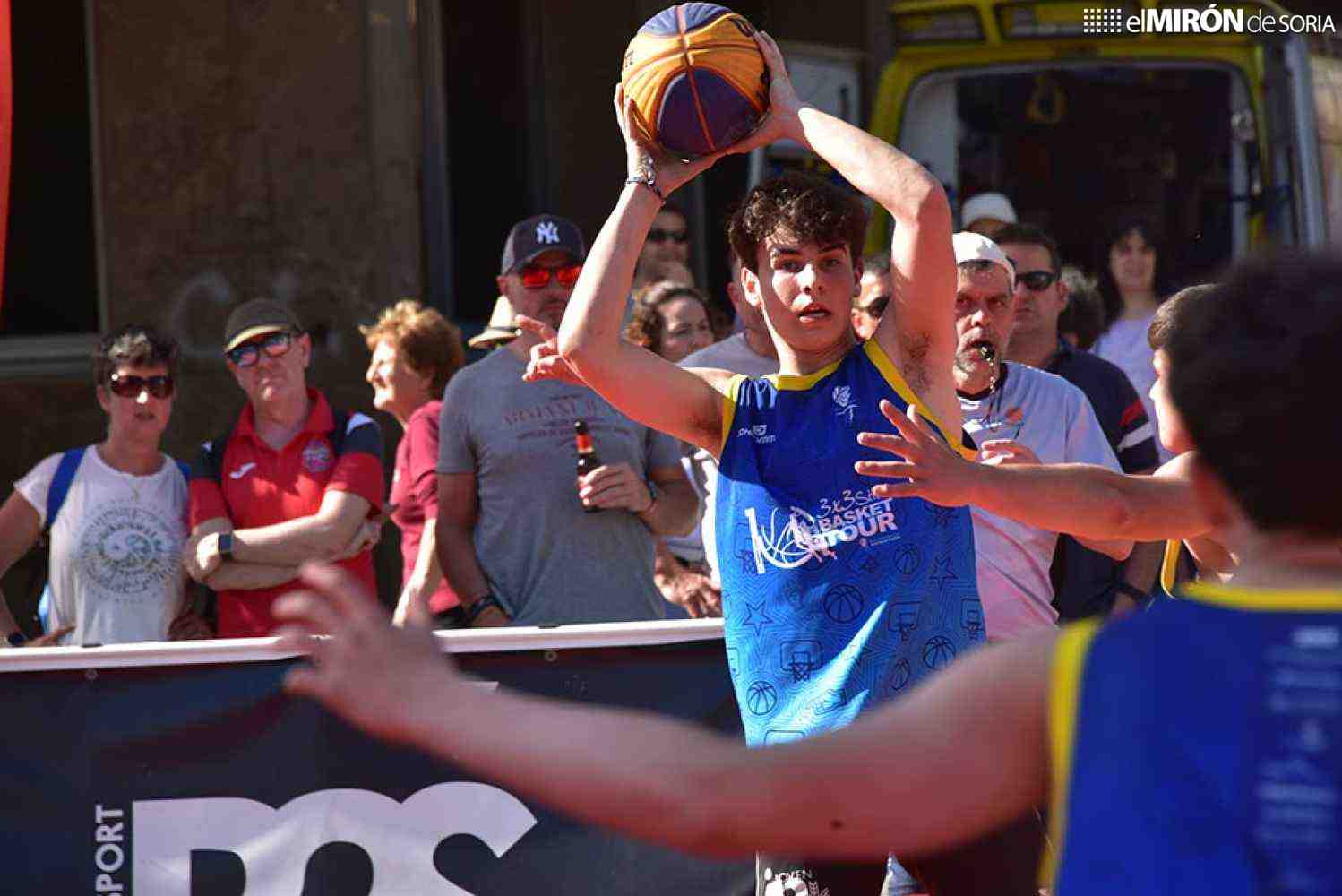 El CSB visita  colegios de Soria en jornadas formativas de baloncesto