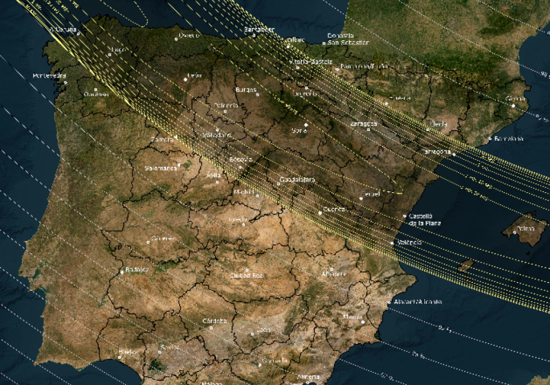 Transportes ofrece recursos digitales para planificar observación del eclipse del 12 de agosto