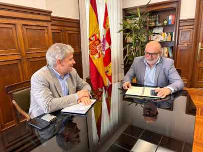 Antón repasa con subdelegado proyectos "prioritarios" del Gobierno en Soria