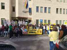 Concentración en Soria para defender educación infantil de 0-3 años