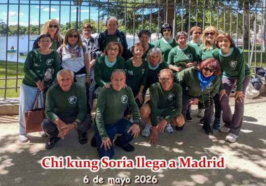 Un grupo de Chi king Soria causa expectación en el centro de Madrid