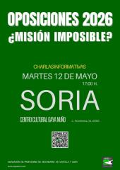 ASPES organiza charla en Soria sobre oposiciones de Secundaria y FP
