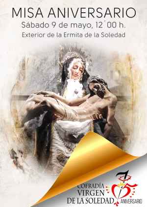 La cofradía de la Soledad traslada eucaristía de su 75 aniversario a iglesia de San Francisco