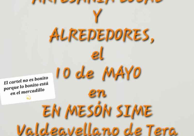 Valdeavellano de Tera se cita con mercadillo de artesanía local