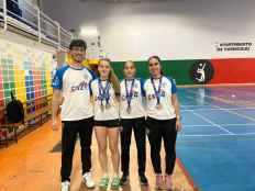 Tres medallas para el Club Bádminton Soria en el Autonómico sub 19 