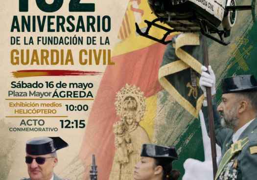 Acto conmemorativo en Ágreda del 182º Aniversario de la Fundación de la Guardia Civil 