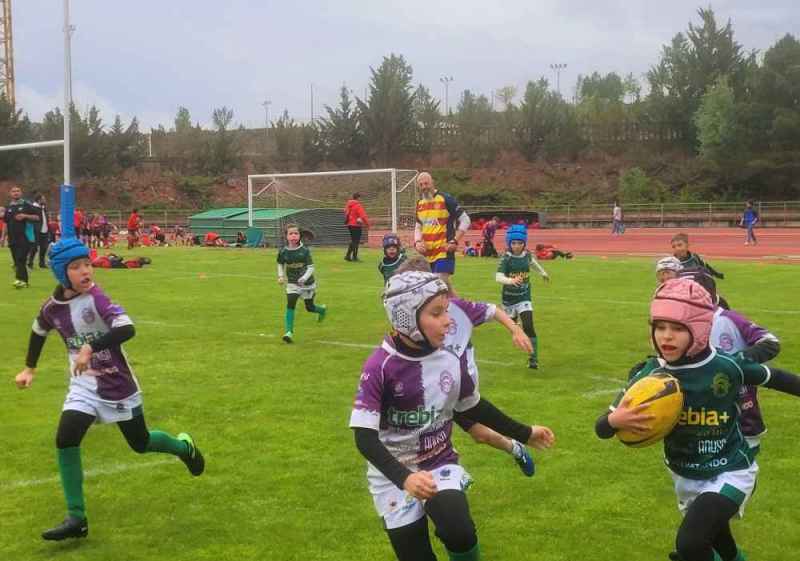 El rugby base vuelve a ser protagonista en Soria con el Torneo Caja Rural 
