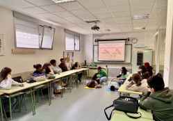 SATSE Soria forma en primeros auxilios a alumnos del IES Castilla y CIFP Pico Frentes