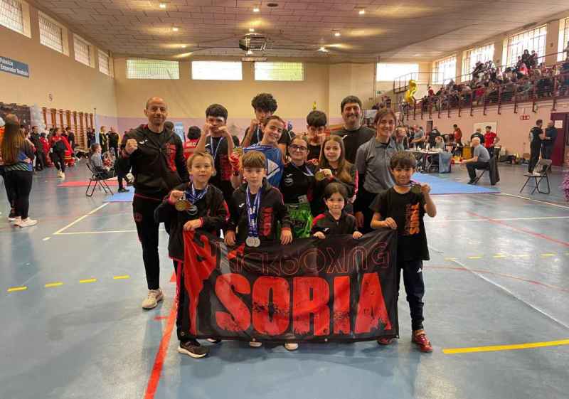 Botín de medallas del Kickboxing Soria en Campeonato de Castilla y León