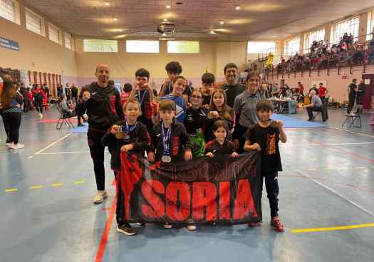 Botín de medallas del Kickboxing Soria en Campeonato de Castilla y León