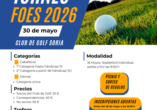 Inscripciones abiertas para el Torneo FOES 2026 