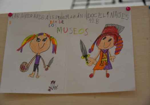 Los escolares de Soria "crean Museo" en el Numantino