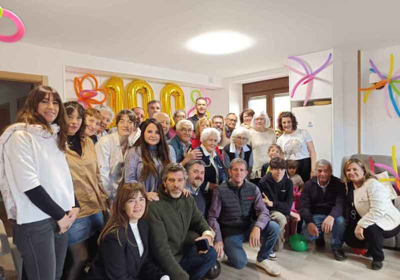 Barriomartín celebra el centenario de su vecina Isidora Pérez Crespo