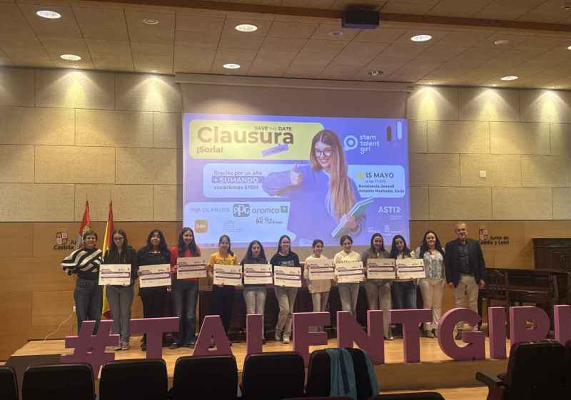 El programa STEM Talent Girl cierera nuevo curso en Soria