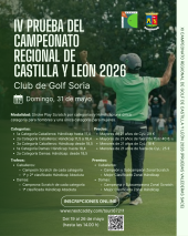 Inscripciones abiertas para cuarta prueba del Campeonato Regional de Golf de Castilla y León