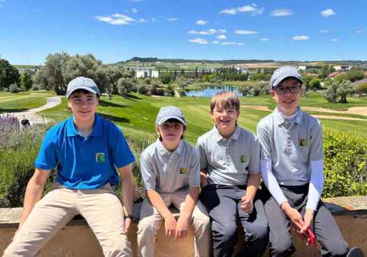 Décimo puesto para golfistas sorianos en Campeonato por equipos alevín y benjamín de Castilla y León