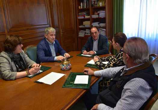 Primera reunión del alcalde Antón con la Diputación de Soria