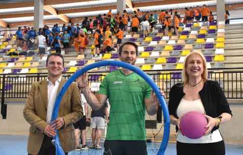 Más de 330 escolares participan en "V Jornada de Pelota Numantina’" en Soria