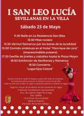 Sevillanas en la villa de San Leonardo de Yagüe