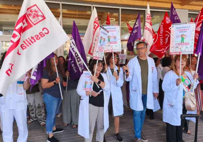 Poca seguimiento del paro convocado por TSS y TCAES en centros sanitarios de Sacyl