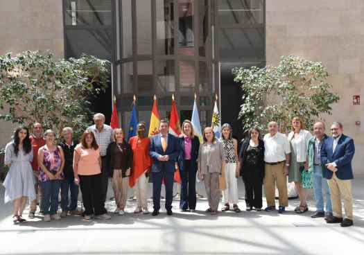 La Junta recibe a castellanos y leoneses en extranjero integrantes del Programa Añoranza 