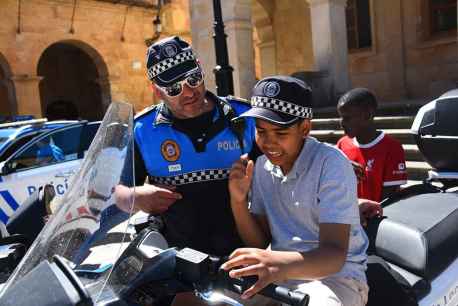 Los escolares conocen labor de Policia Local de Soria