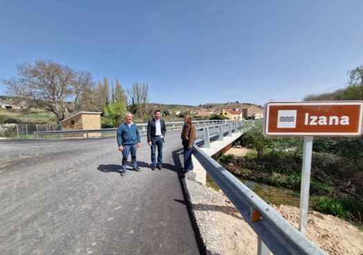Diputación materializa mejora de carretera que comunica con Cuevas de Soria