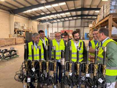 El secretario de Estado de Energía conoce en Soria proyectos industriales renovables de Rebi
